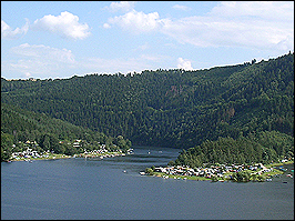 Hohenwartestausee im Thüringer Meer